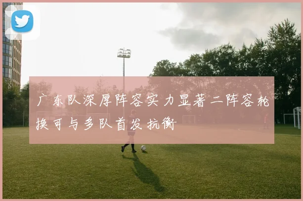 广东队深厚阵容实力显著二阵容轮换可与多队首发抗衡
